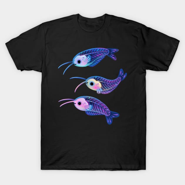 Glass catfish T-Shirt by pikaole